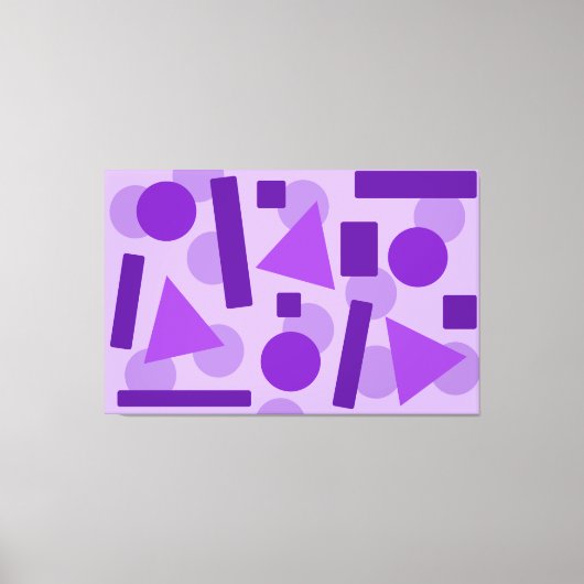 Arte Geométrico 001 Canvas Afdruk (Voorkant)