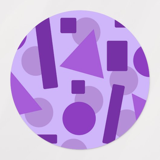 Arte Geométrico Labels (Design 2)