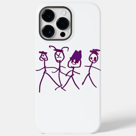 Arte infantil exclusiva Case-Mate iPhone case (Achterkant)