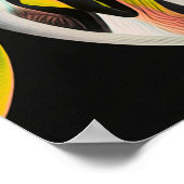 Arte Moderno Abstracto "Fusión Vibrante":  Poster (Hoek)