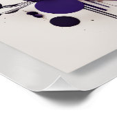 Arte Nocturno Abstracto Silencio Natural Perfect Poster (Hoek)