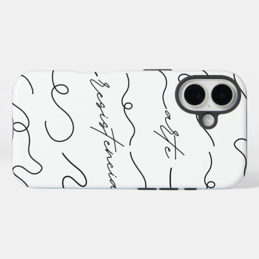 Arte, Resistencia Case-Mate iPhone Case (Achterkant (horizontaal))