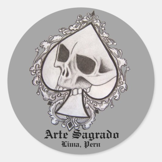 Arte Sagrado, sticker (Voorkant)