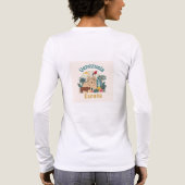 Arte Venezuela España conexión latina femenina Tri-Blend Shirt (Achterkant)