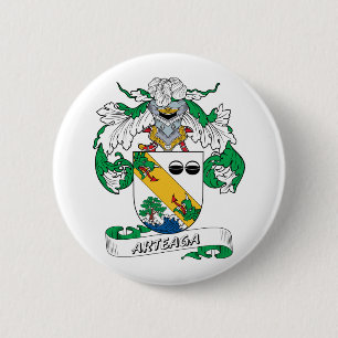 Arteaga Family Crest Ronde Button 5,7 Cm