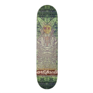 artefacten - groene wiseman - testpakket skateboard