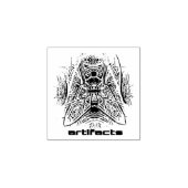 artefacten rubberstempel (Afrduk)