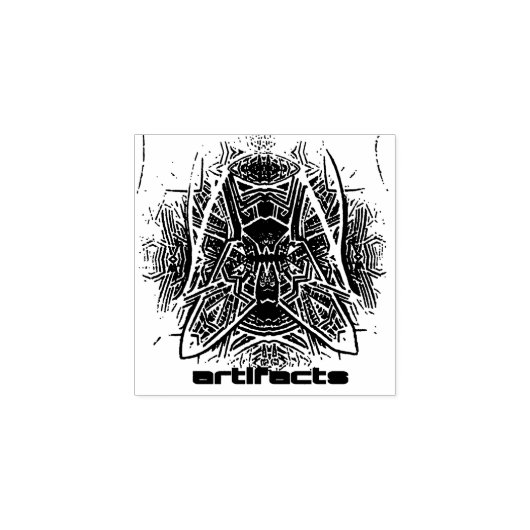 artefacten rubberstempel (Afrduk)