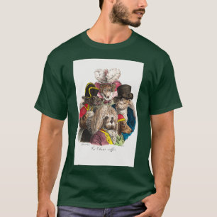 artefrenchdogsretro kunst t-shirt