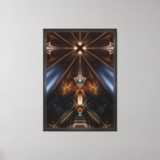 Arteknyia Fantasy Fractal Art Compositie Canvas Afdruk (Voorkant)