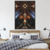 Arteknyia Fantasy Fractal Art Compositie Canvas Afdruk (Insitu (Slaapkamer))