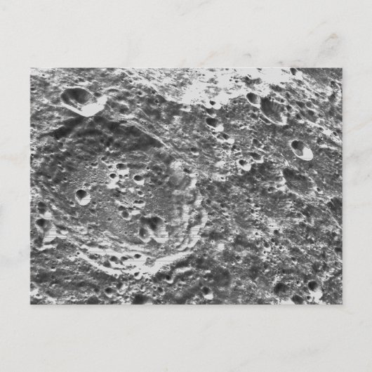 Artemis 1 Moon Mission Lunar Afbeelding Briefkaart (Voorkant)