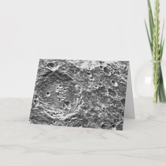 Artemis 1 Moon Mission Lunar Afbeelding Kaart (Voorkant)