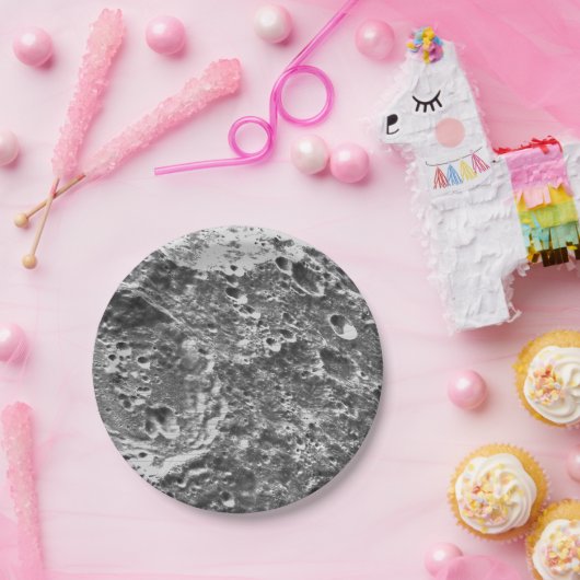 Artemis 1 Moon Mission Lunar Afbeelding Papieren Bordje (Feest)
