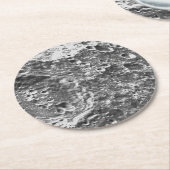 Artemis 1 Moon Mission Lunar Afbeelding Ronde Kartonnen Onderzetter (Gebogen)