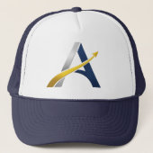 Artemis Ascent “A” Insignia Hat – Minimal Space Mi Trucker Pet (Voorkant)