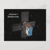 Artemis BioSentinel CubeSat Briefkaart (Voorkant)