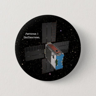 Artemis BioSentinel CubeSat Ronde Button 5,7 Cm