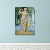 Artemis de Huntress Canvas Afdruk (Insitu (Houten vloer))