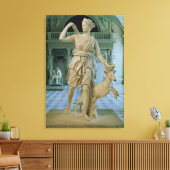 Artemis de Huntress Canvas Afdruk (Insitu (Woonkamer))