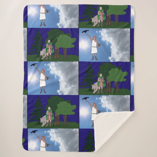 Artemis en Apollo deken (Voorkant)