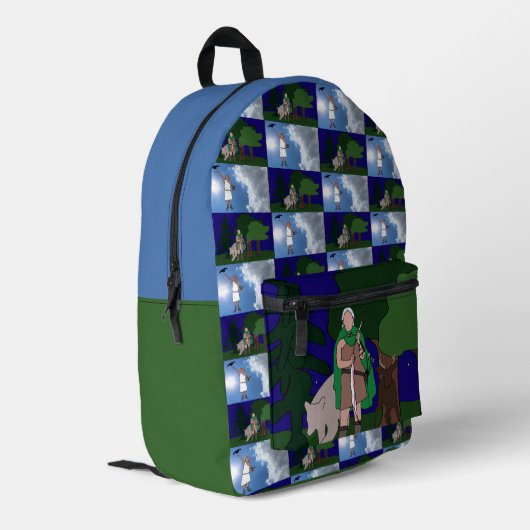 Artemis en Apollo rugzak (Achterkant Hoek Links)