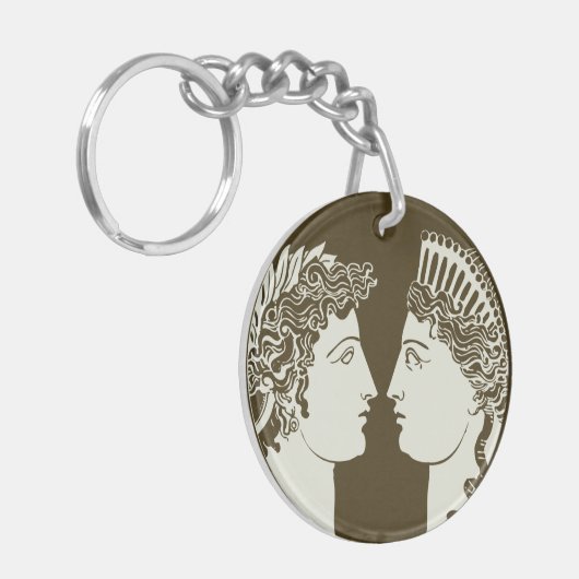 Artemis en Apollo Sleutelhanger (Voorkant Links)