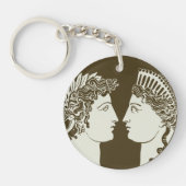 Artemis en Apollo Sleutelhanger (Voorkant)