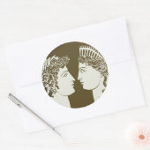 Artemis en Apollo Sticker (Envelop)