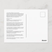 Artemis Goddess of the Hunt Postcard Briefkaart (Achterkant)