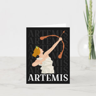 Artemis Godin van de jacht en de maan Griekse myth Kaart