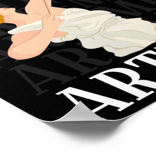 Artemis Godin van de jacht en de maan Griekse myth Poster (Hoek)