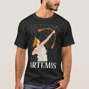 Artemis Godin van de jacht en de maan Griekse myth T-shirt