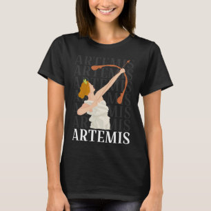 Artemis Godin van de jacht en de maan Griekse myth T-shirt