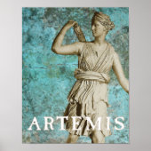 Artemis Greek Goddess Poster (Voorkant)