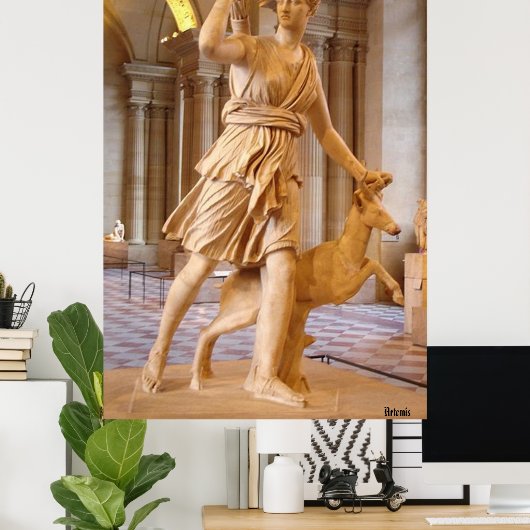 Artemis / Griekse godin / NASA / Poster (Thuiskantoor)