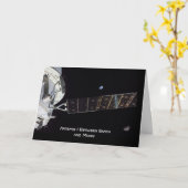 Artemis I Tussen Aarde en Maan Kaart (Gele Bloem)