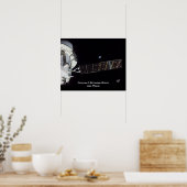 Artemis I Tussen Aarde en Maan Poster (Keuken)