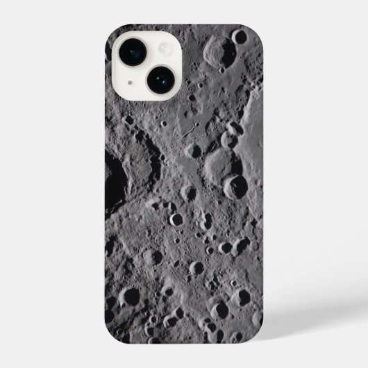 Artemis II Lunar Craters iPhone Hoesje (Achterkant)