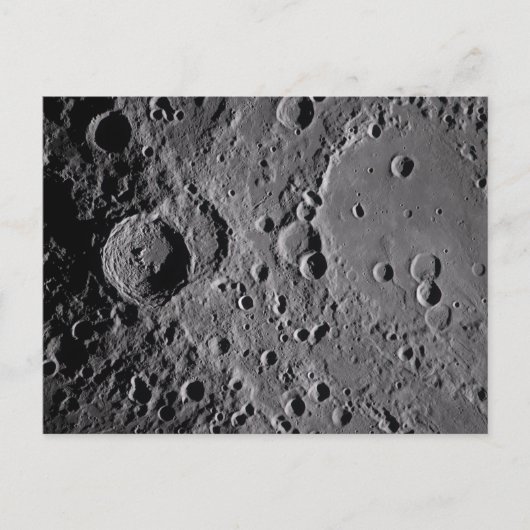 Artemis II Maan kraters Briefkaart (Voorkant)