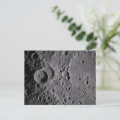 Artemis II Maan kraters Briefkaart (Staand voorkant)