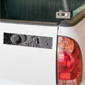 Artemis II Maan kraters Bumpersticker (Op Truck)