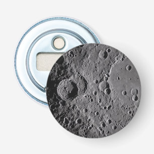 Artemis II Maan kraters Button Flesopener