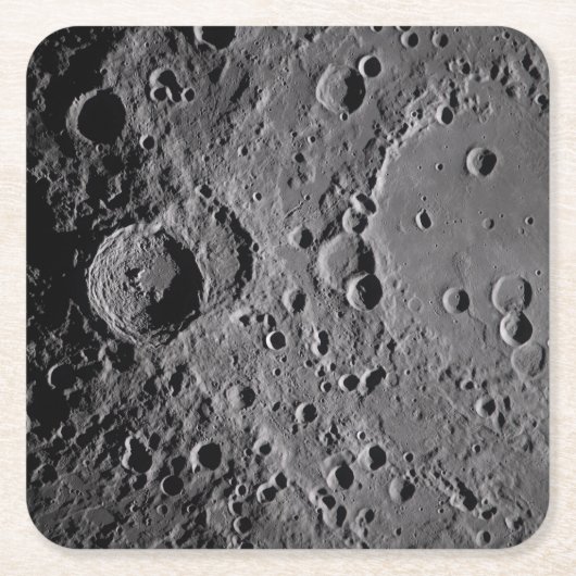 Artemis II Maan kraters Kartonnen Onderzetters (Voorkant)