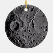 Artemis II Maan kraters Keramisch Ornament (Achterkant)