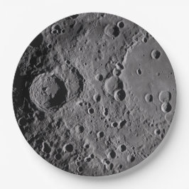 Artemis II Maan kraters Papieren Bordje