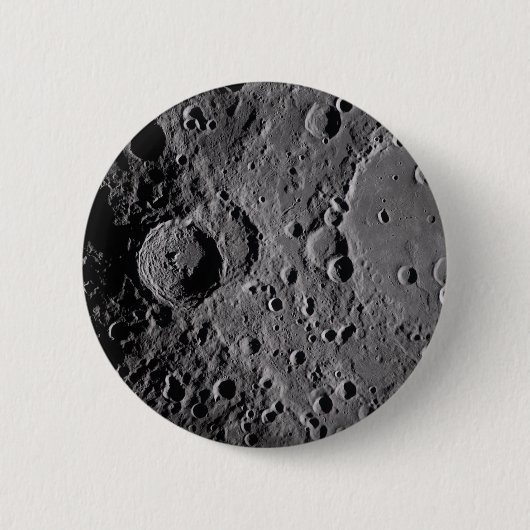 Artemis II Maan kraters Ronde Button 5,7 Cm (Voorkant)