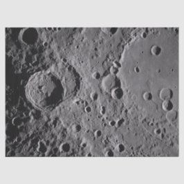Artemis II Maan kraters Tissuepapier
