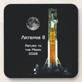 Artemis II-maanmissie Bier Onderzetter
