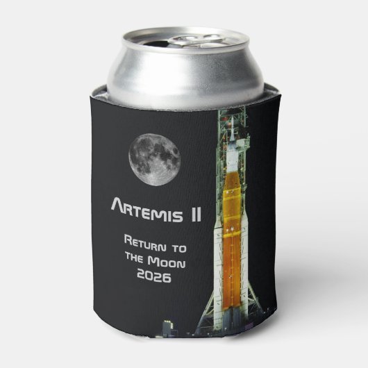 Artemis II-maanmissie Blikjeskoeler (Blikje Voorkant)